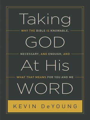 cover image of Taking God At His Word